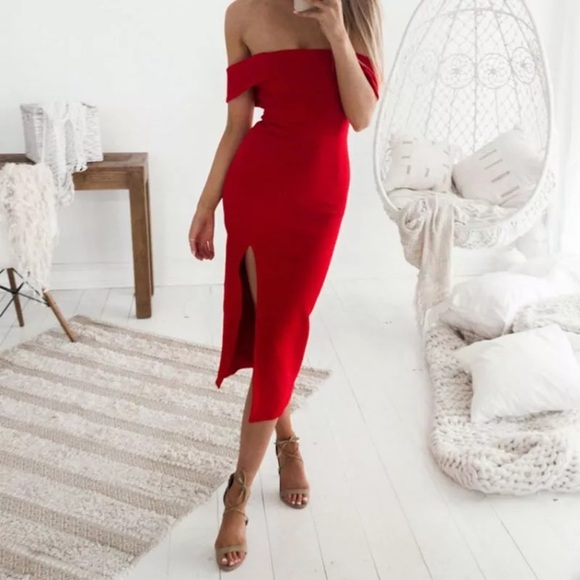 5  star ⭐️ ⭐️⭐️⭐️⭐️ off shoulder  dress - Picture 6 of 8